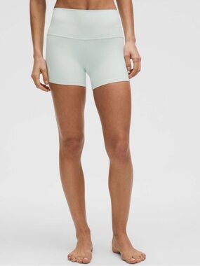 lululemon sheer blue align high-rise shorts 4.5” custom